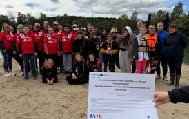 uczestnicy projektu Olimpiada Specjalna na pograniczu