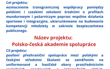 Plakat polsko-czeska akademia