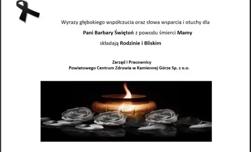 Zdjęcie do Kondolencje od pracownik&oacute;w PCZ