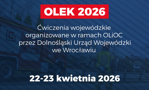 Zdjęcie do Informacja o ćwiczeniach służb OLEK 2026