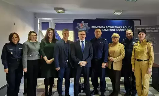 Zdjęcie do Odprawa roczna Komendy Powiatowej Policji w Kamiennej G&oacute;rze