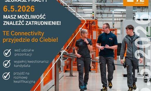 Zdjęcie do Spotkanie rekrutacyjne z firmą TE Connectivity &ndash; zapisy dla os&oacute;b zainteresowanych pracą