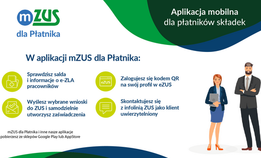 Zdjęcie do Płatnicy składek mogą już korzystać z nowej aplikacji mobilnej mZUS dla Płatnika