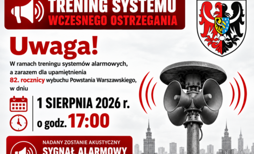 Zdjęcie do Trening systemu wczesnego ostrzegania