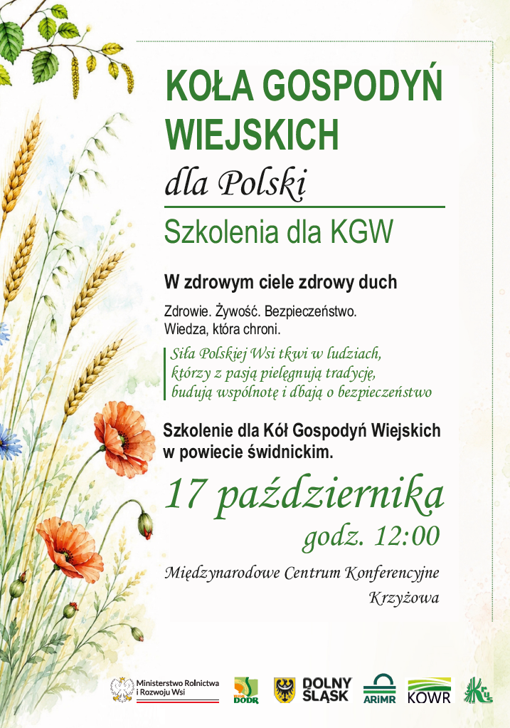 Szkolenie „W zdrowym ciele zdrowy duch” w Krzyżowej