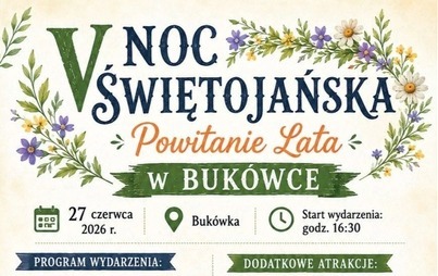 Zdjęcie do V Noc Świętojańska &ndash; Powitanie Lata w Buk&oacute;wce